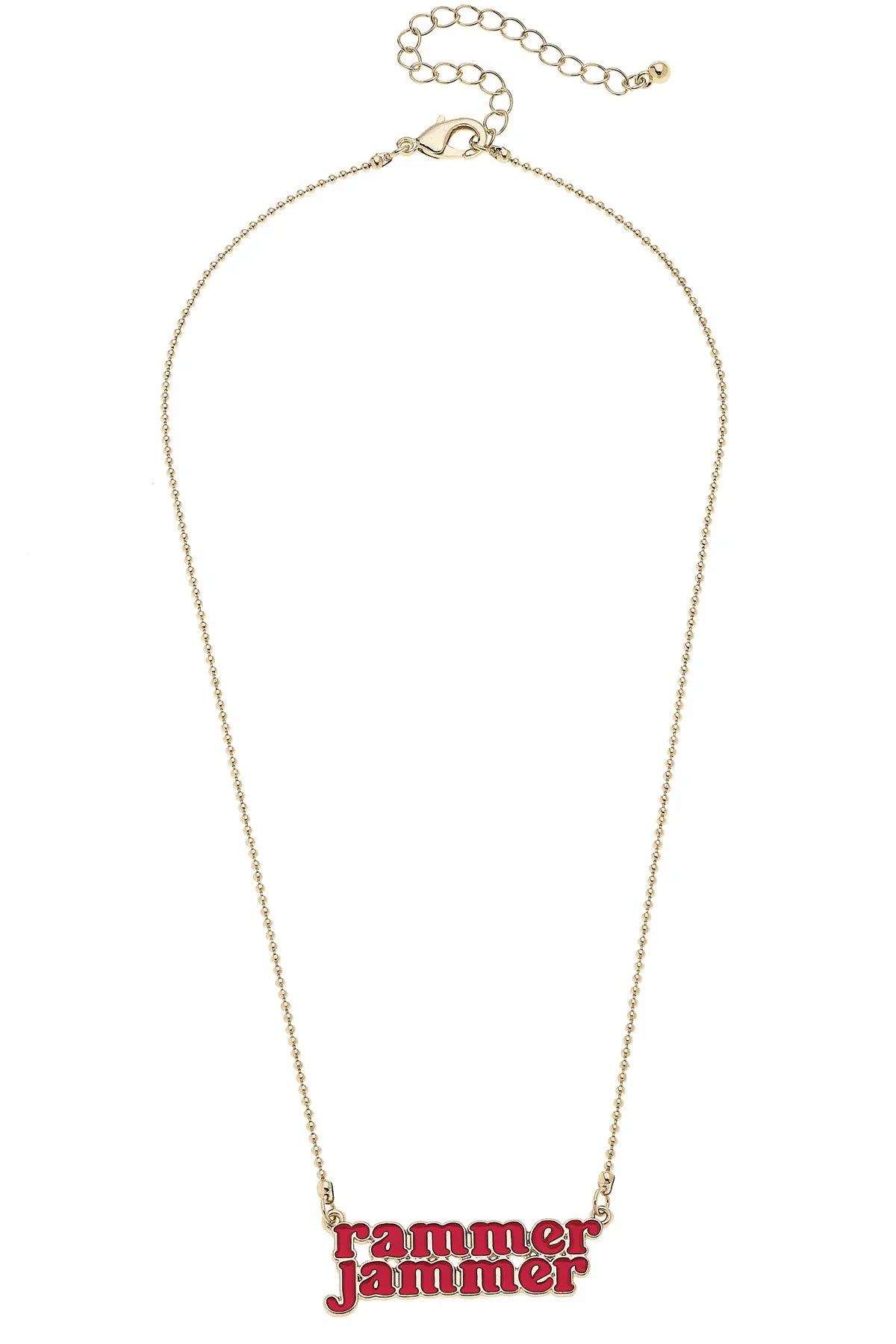 Alabama Crimson Tide Slogan Necklace