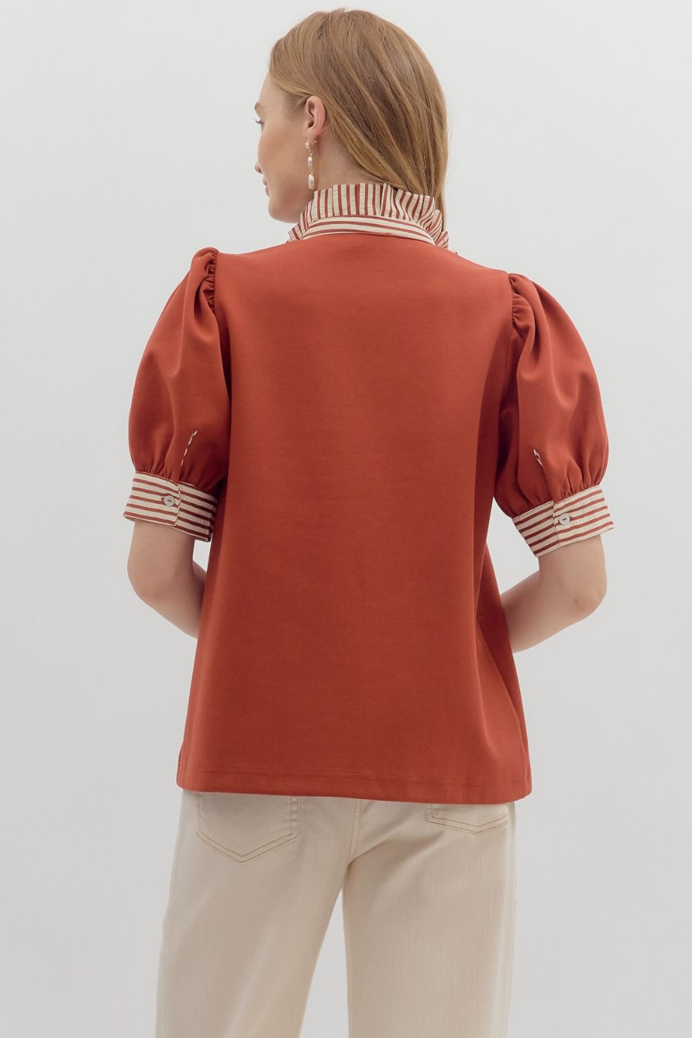 T28071P Curvy Solid Knit Top