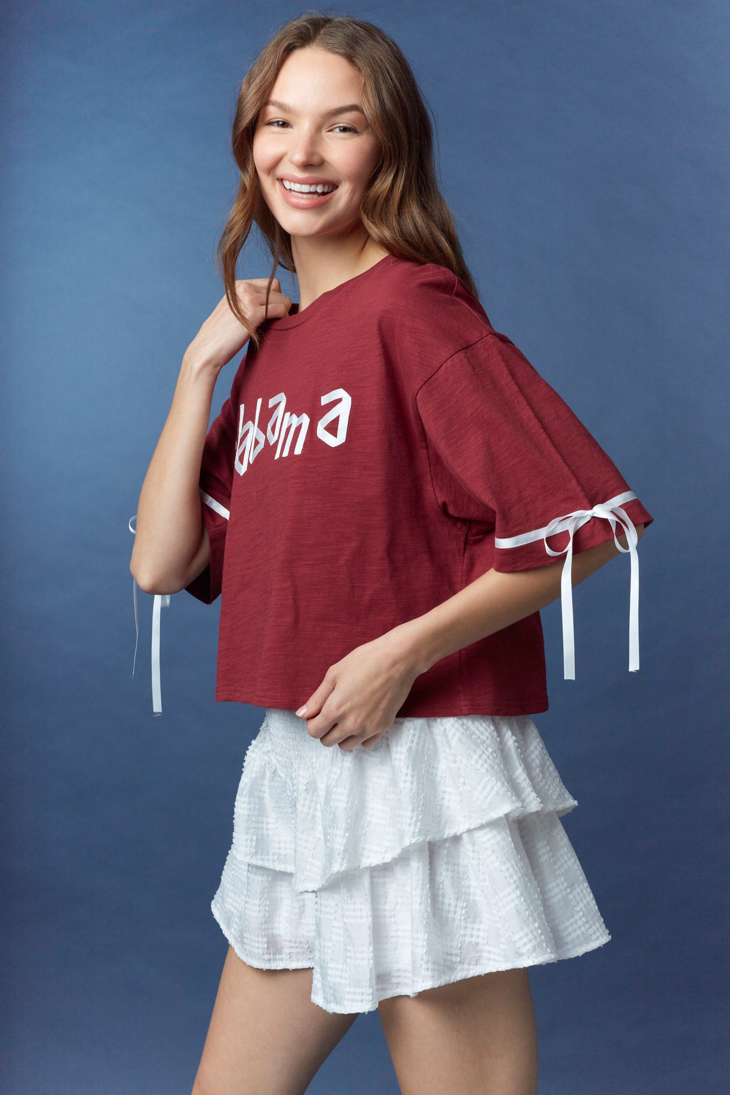 IKT300184-01 Alabama Bow Tie Detail Top