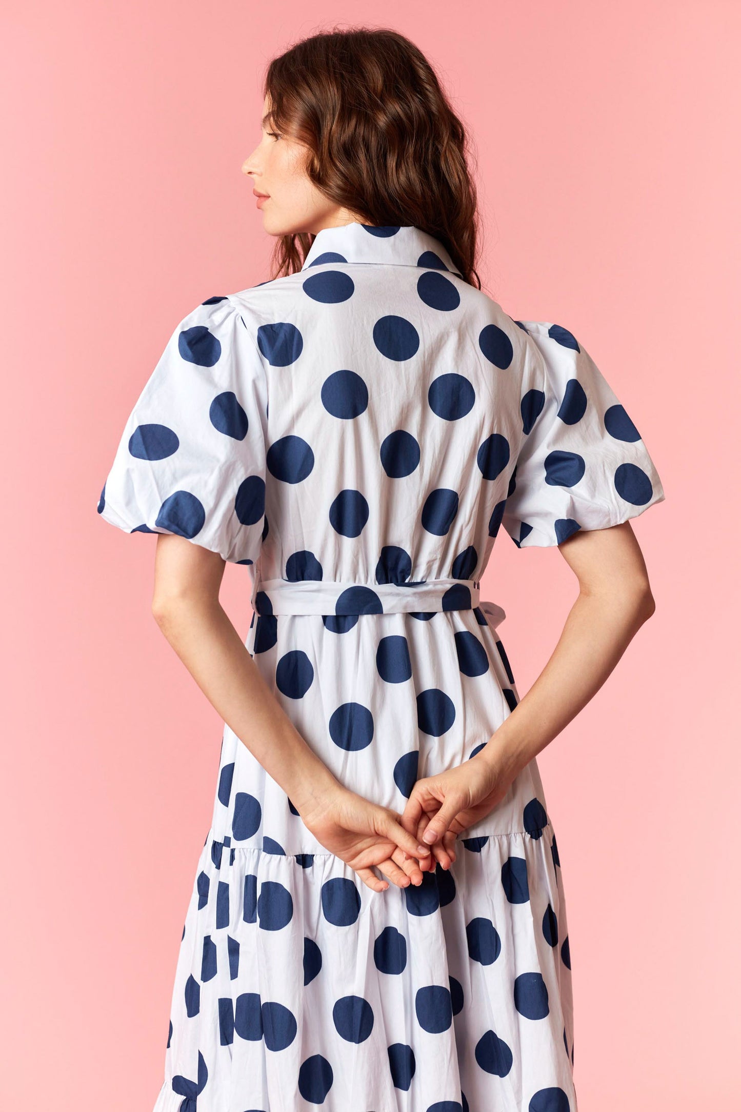 ID38916-14 Polka Dot Maxi Dress