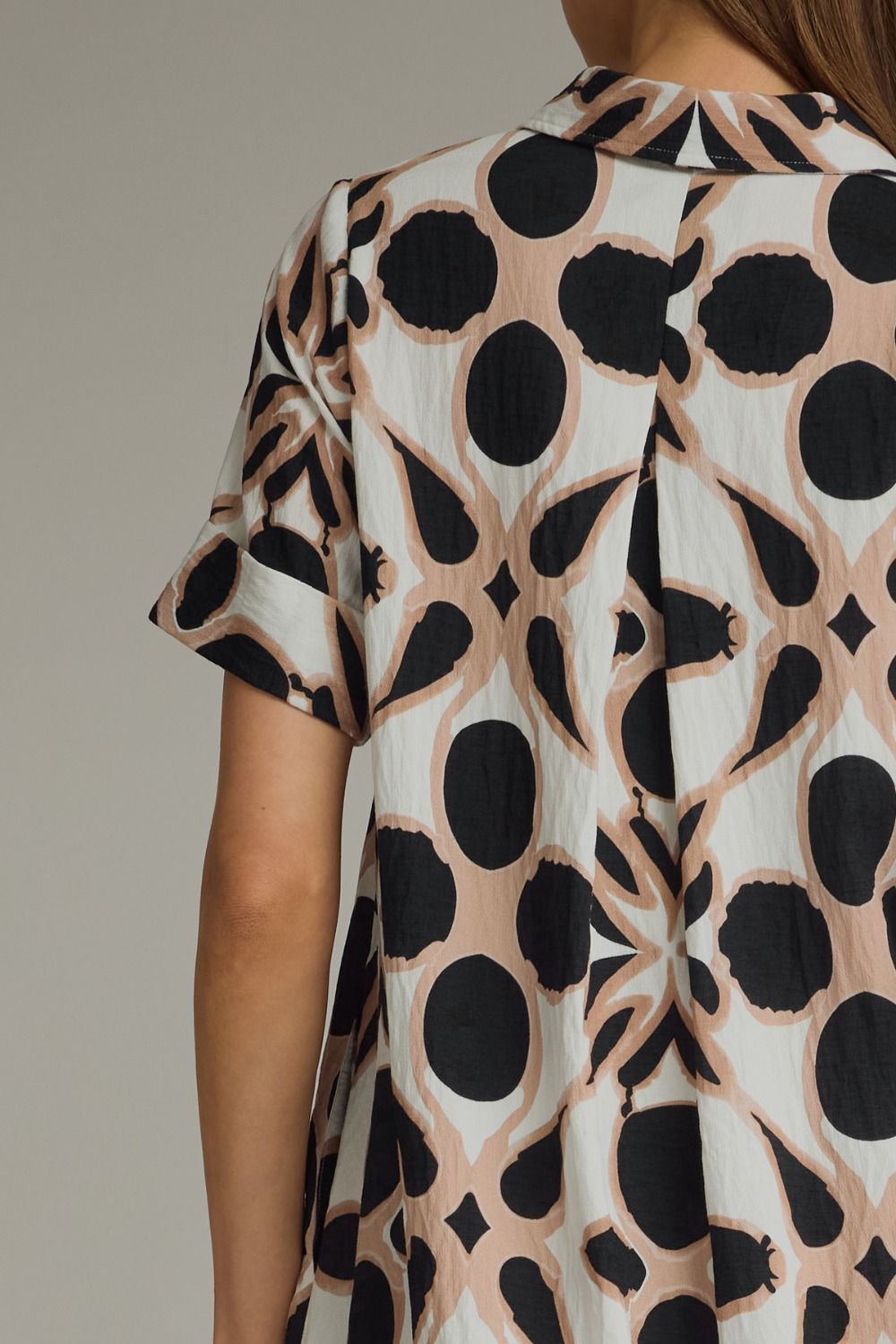 D29514 Printed Midi Dress