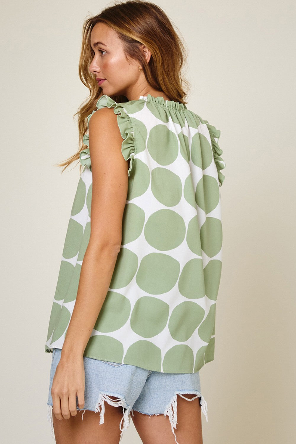 TT3612PC Polka Dot Top
