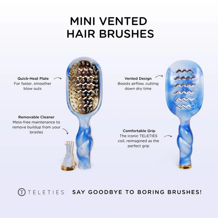 TELETIES Mini Vented Hair Brush