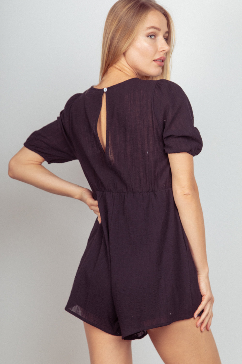 NP70387 Lace Detail Romper