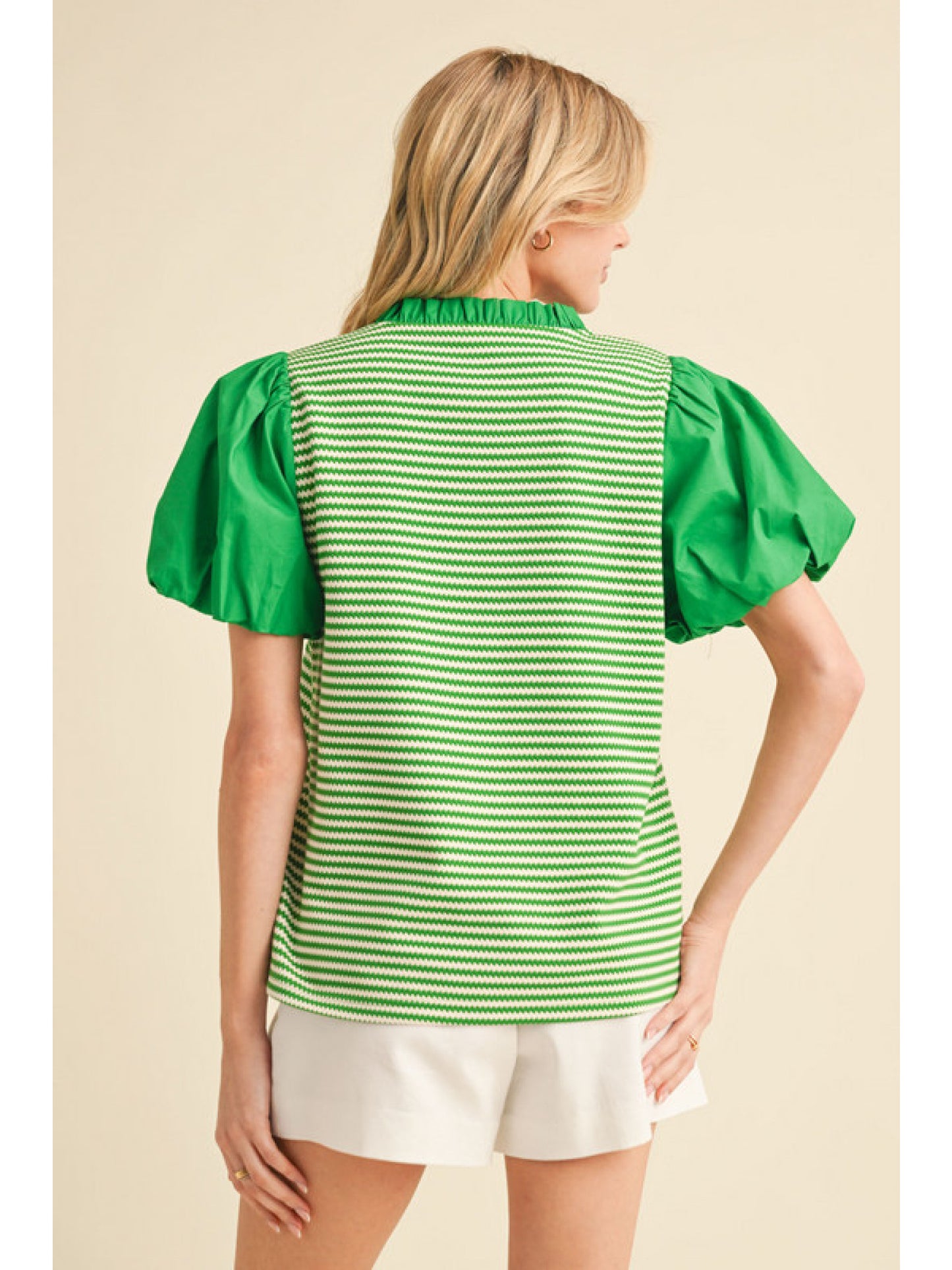 H11930 Stripes and Solid Top