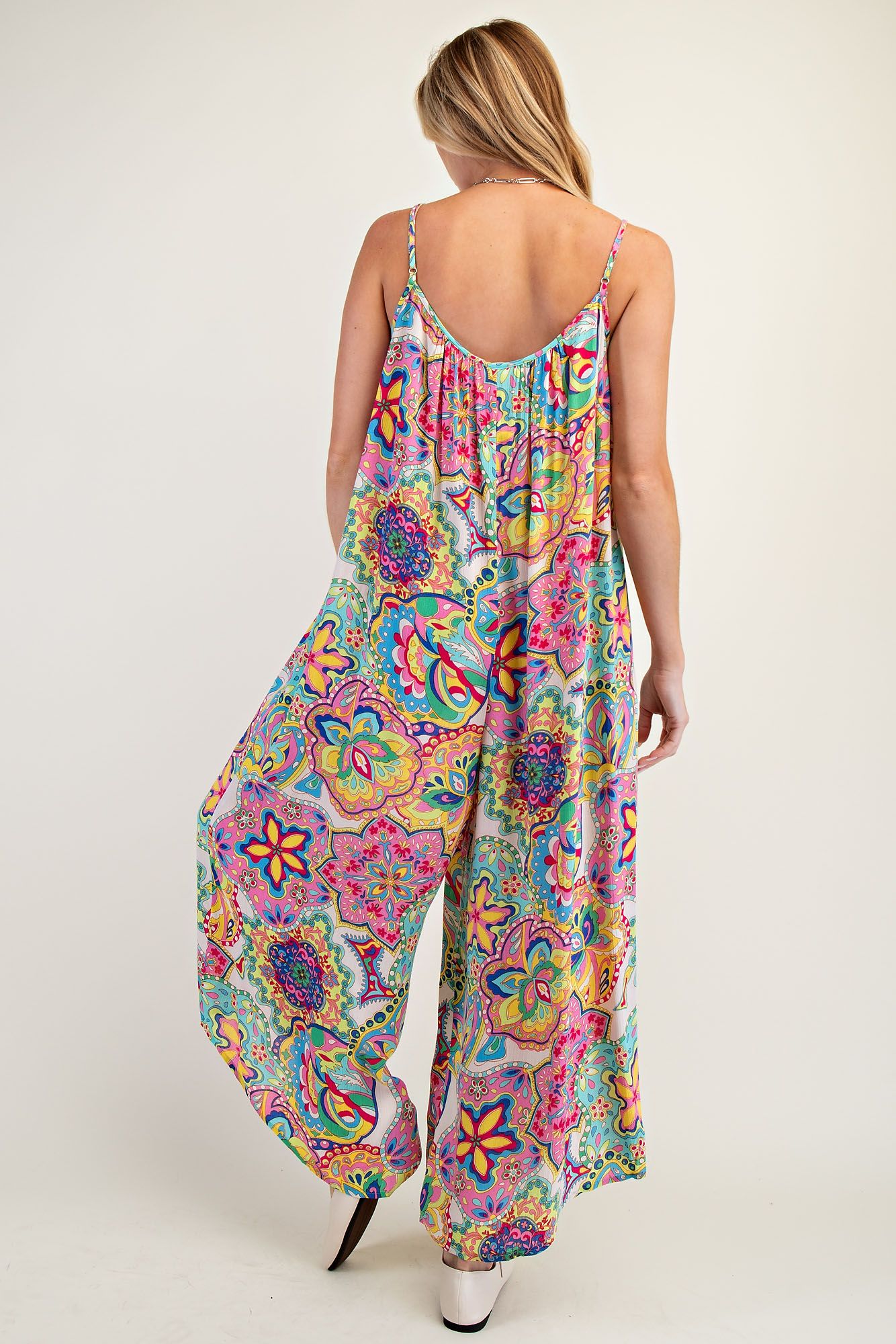 EB41328B Printed Jumpsuit