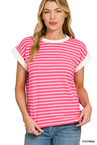 CT-3534Y Stripe Tee