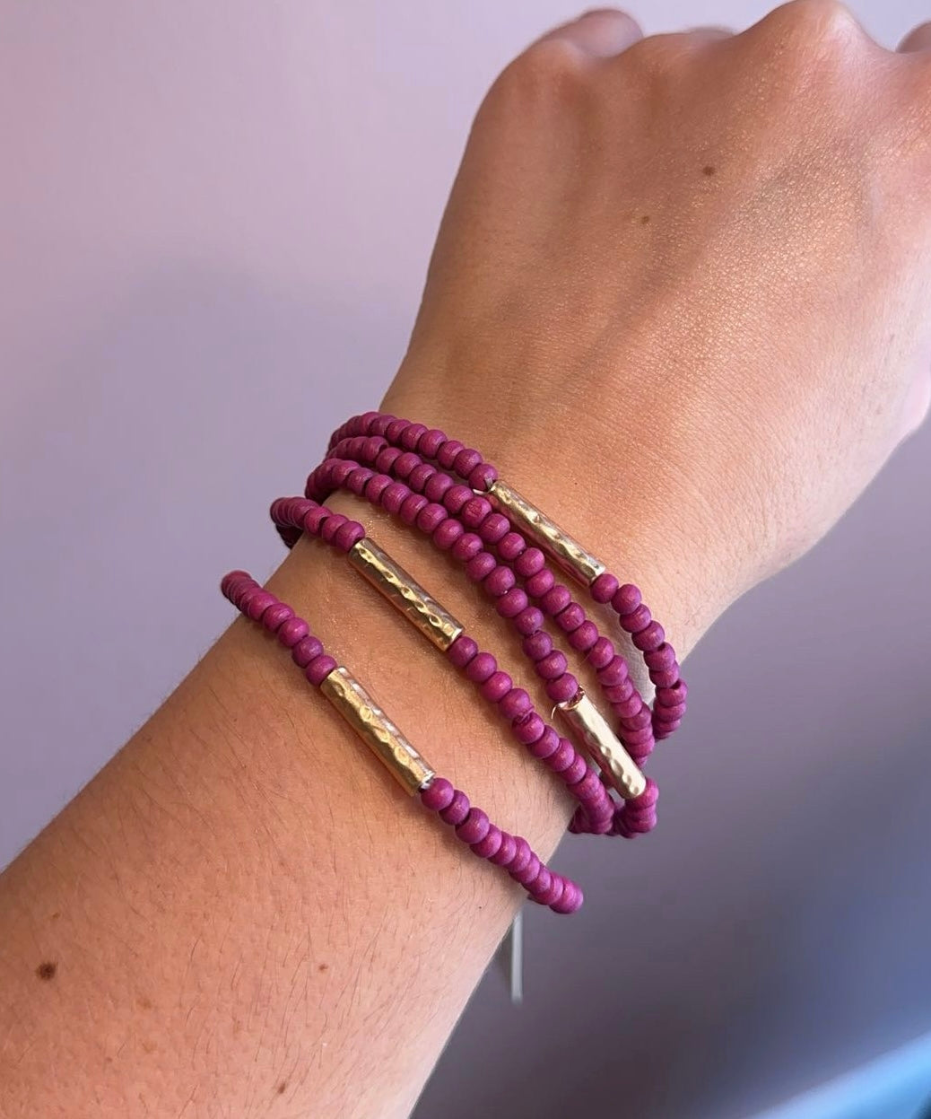 TB1174 Colored Beaded Bracelets