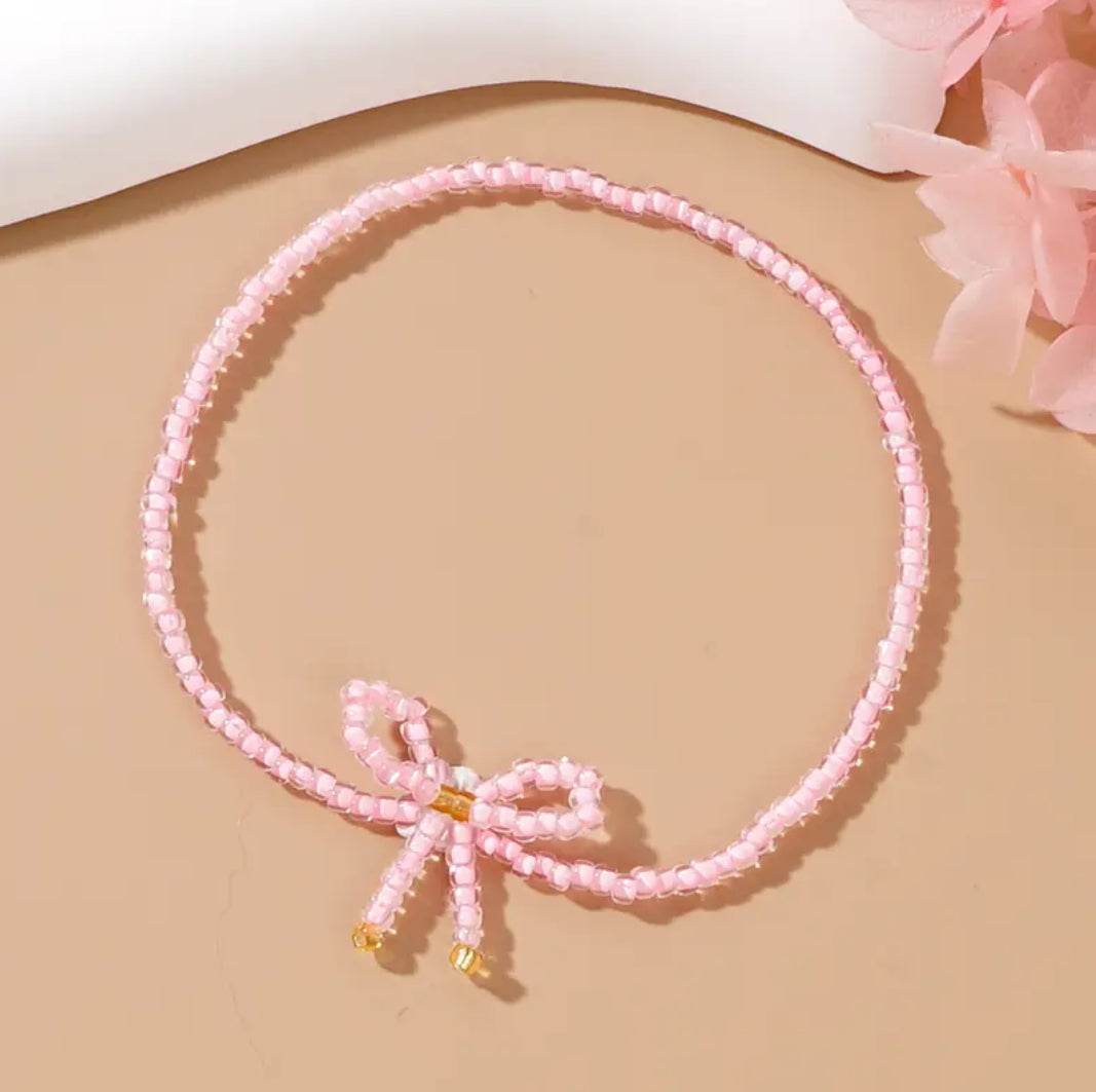 FGB24 Beaded Bow Bracelets