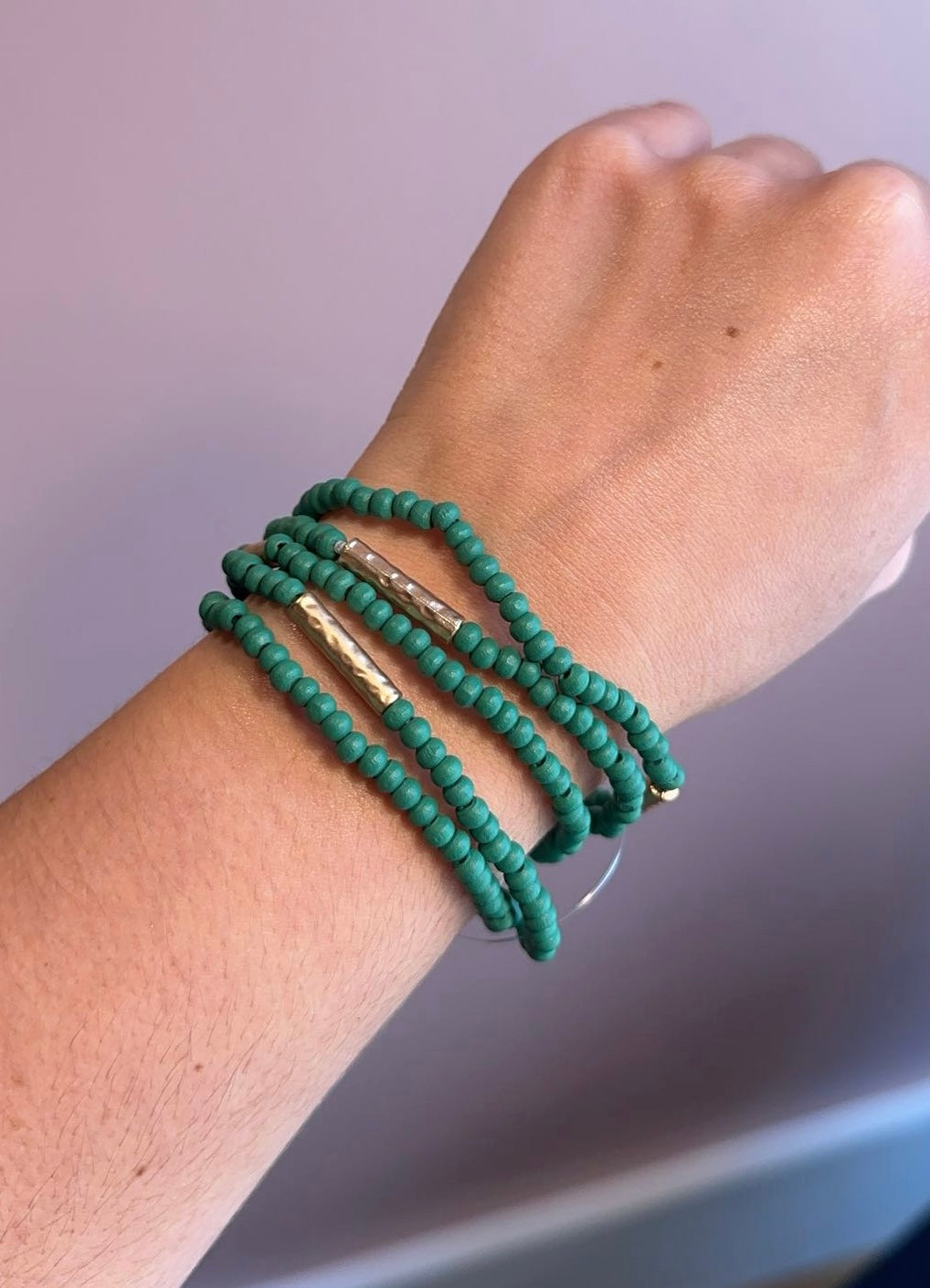 TB1174 Colored Beaded Bracelets