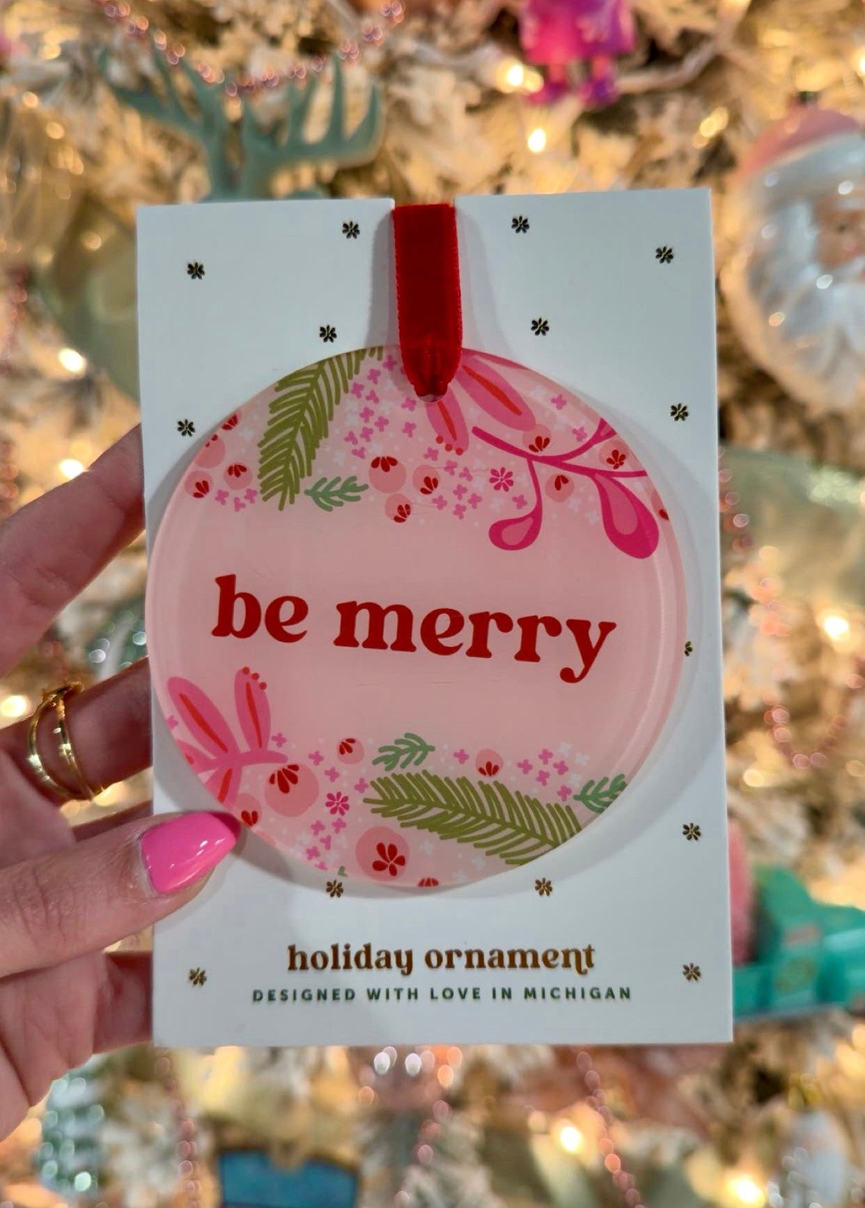 Be Merry Ornament