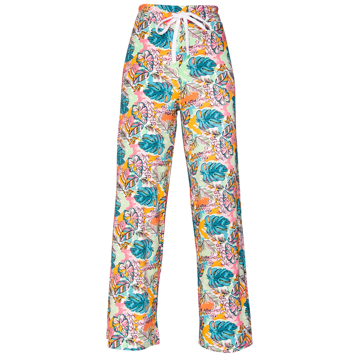 Tropical Monstera Leaf Pajama Pants