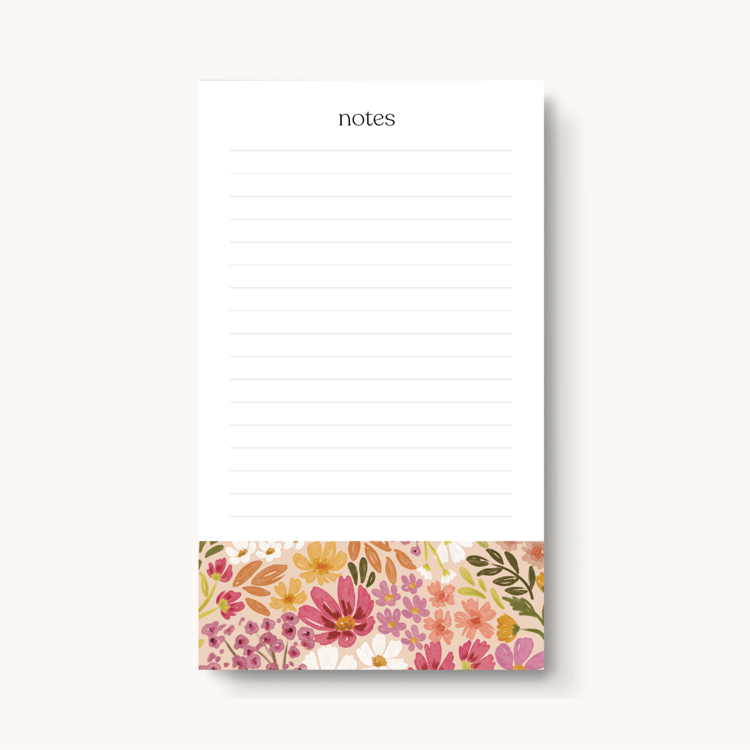 Primrose Petals Lined Notepad