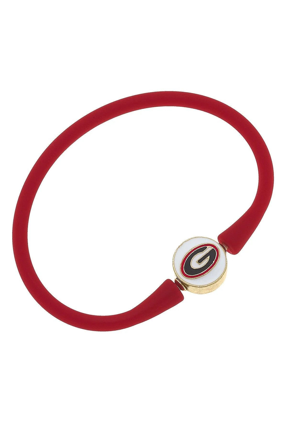 Georgia Bulldogs Enamel Silicone Bali Bracelet