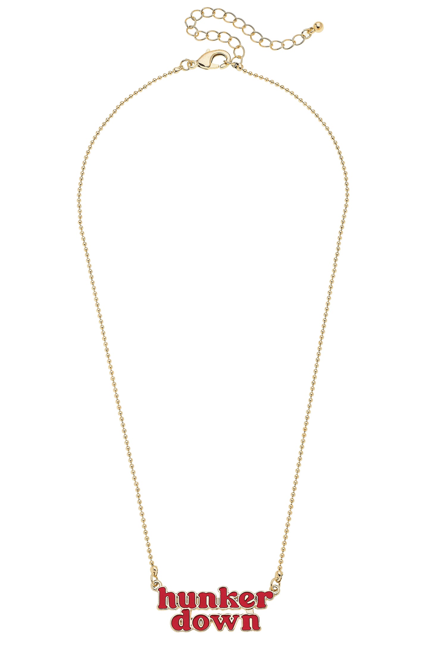 Georgia Bulldogs Slogan Necklace