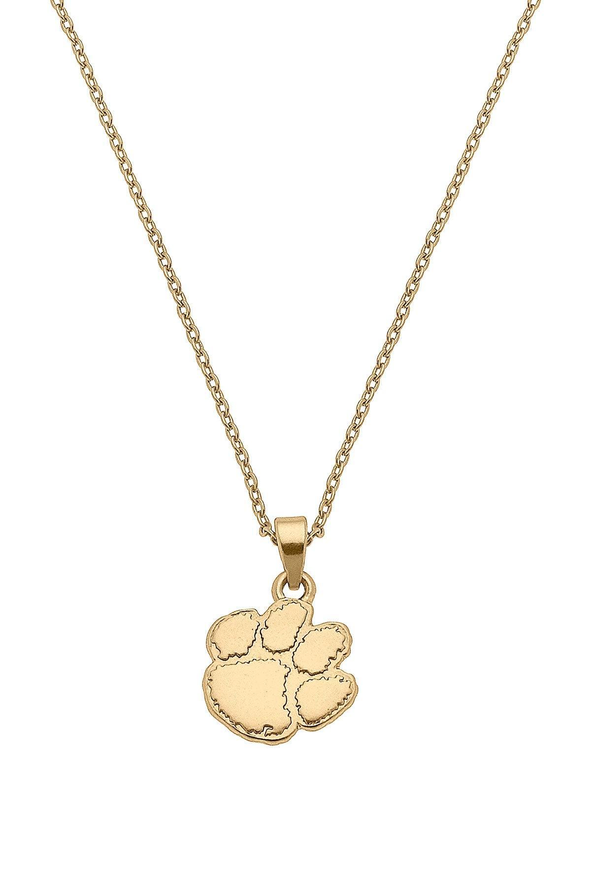 Tigers 24K Gold Plated Pendant Necklace