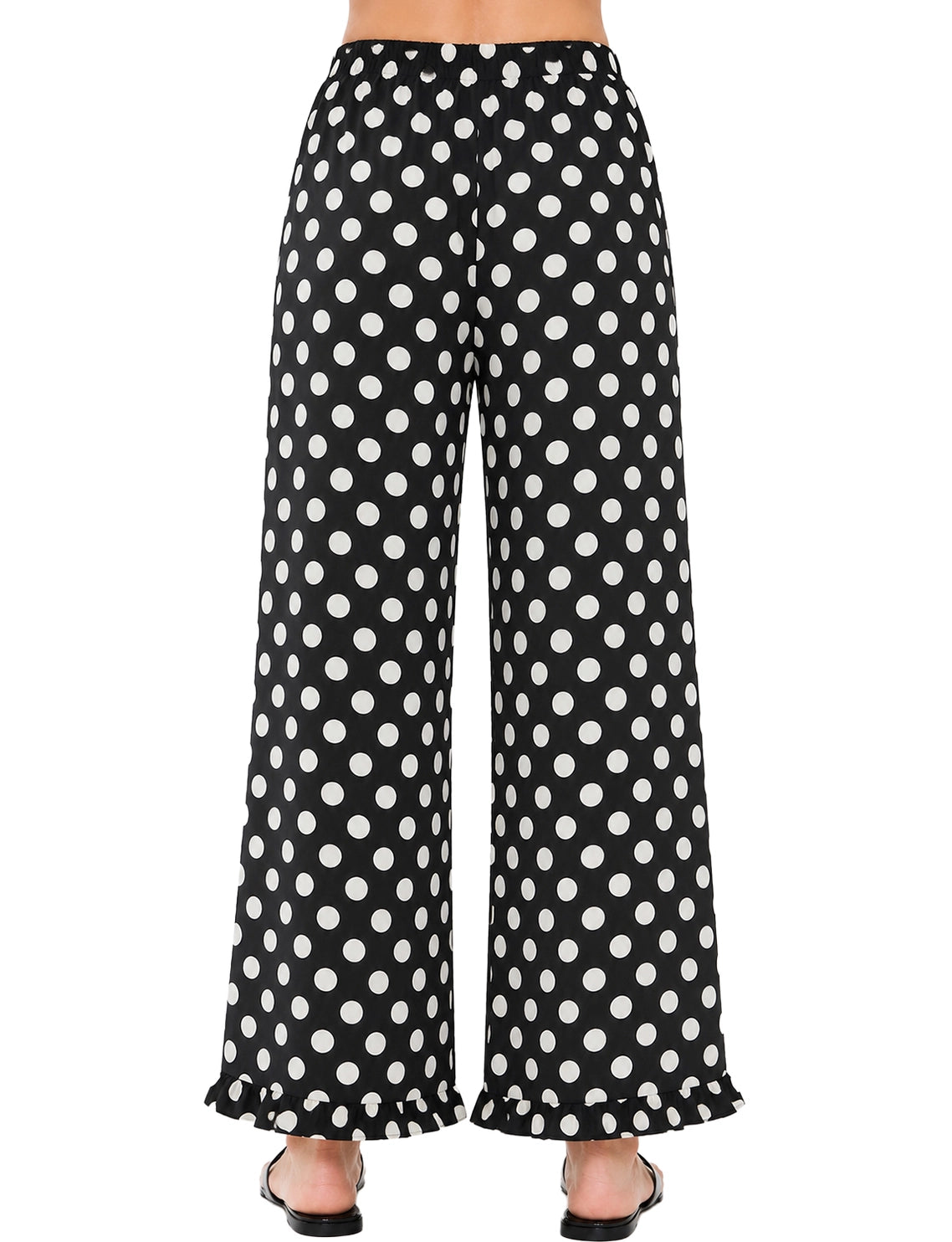 6P1534PK Polka Dot Ruffle Pants