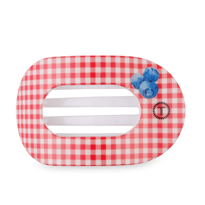 TELETIES Small Flat Round Hair Clip