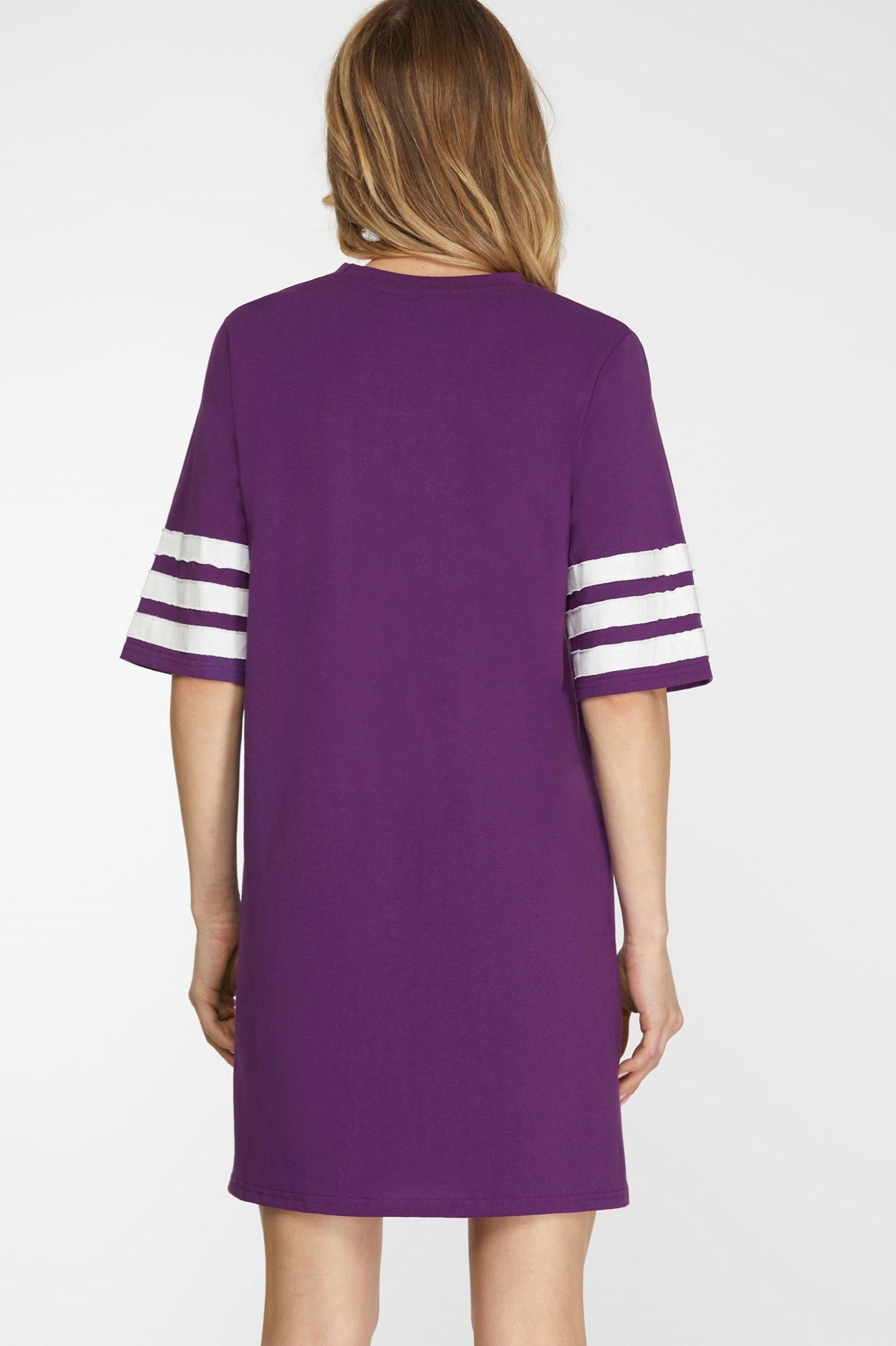 SY6691 Game Day Football Patch Dress