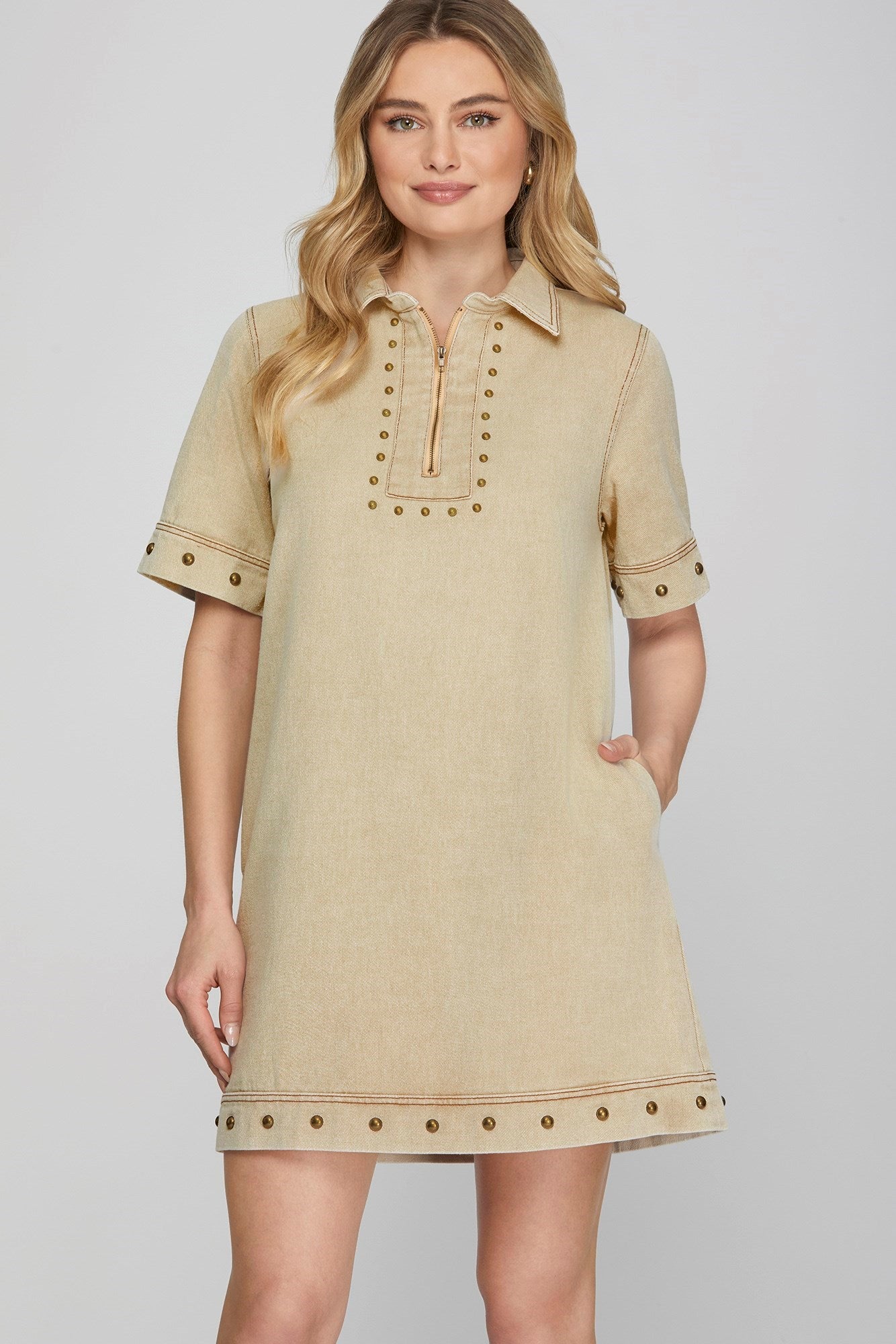 SY8810 Washed Mini Dress