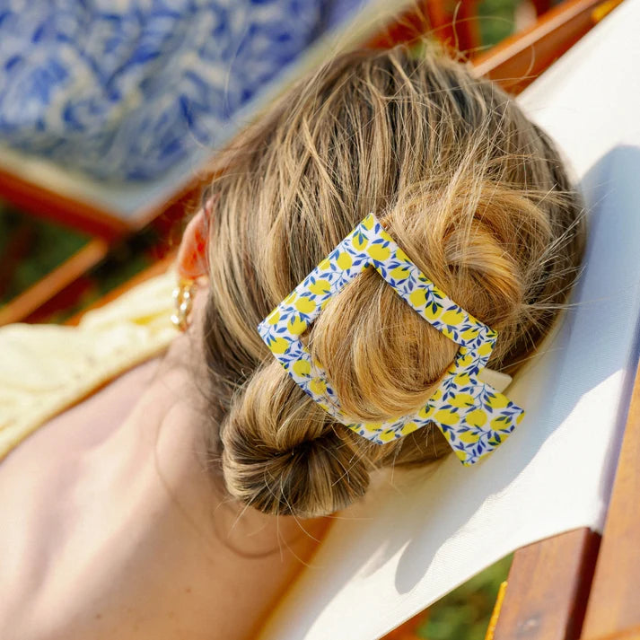 TELETIES Large Flat Square Hair Clip