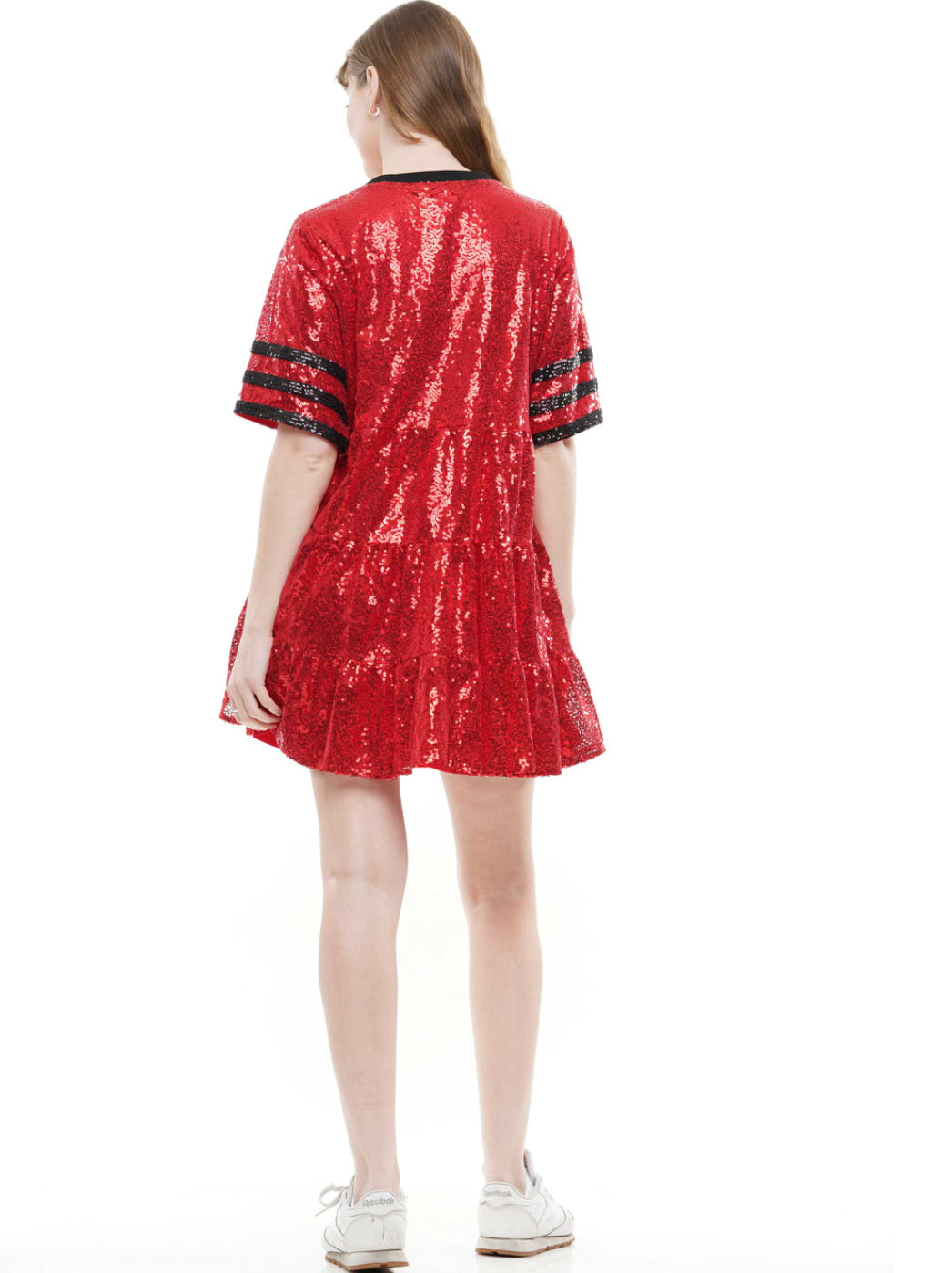 D230301 Bulldog Game Day Sequin Dress