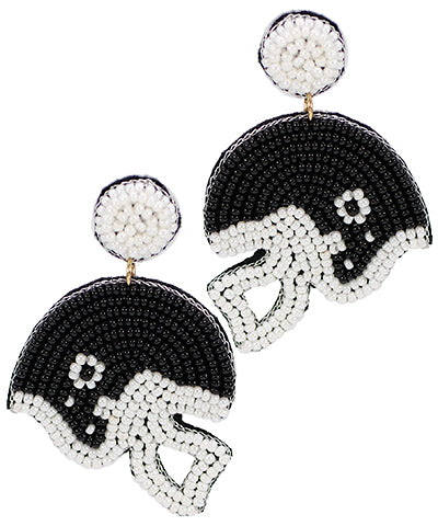 EP43860 Colored Helmet Earrings