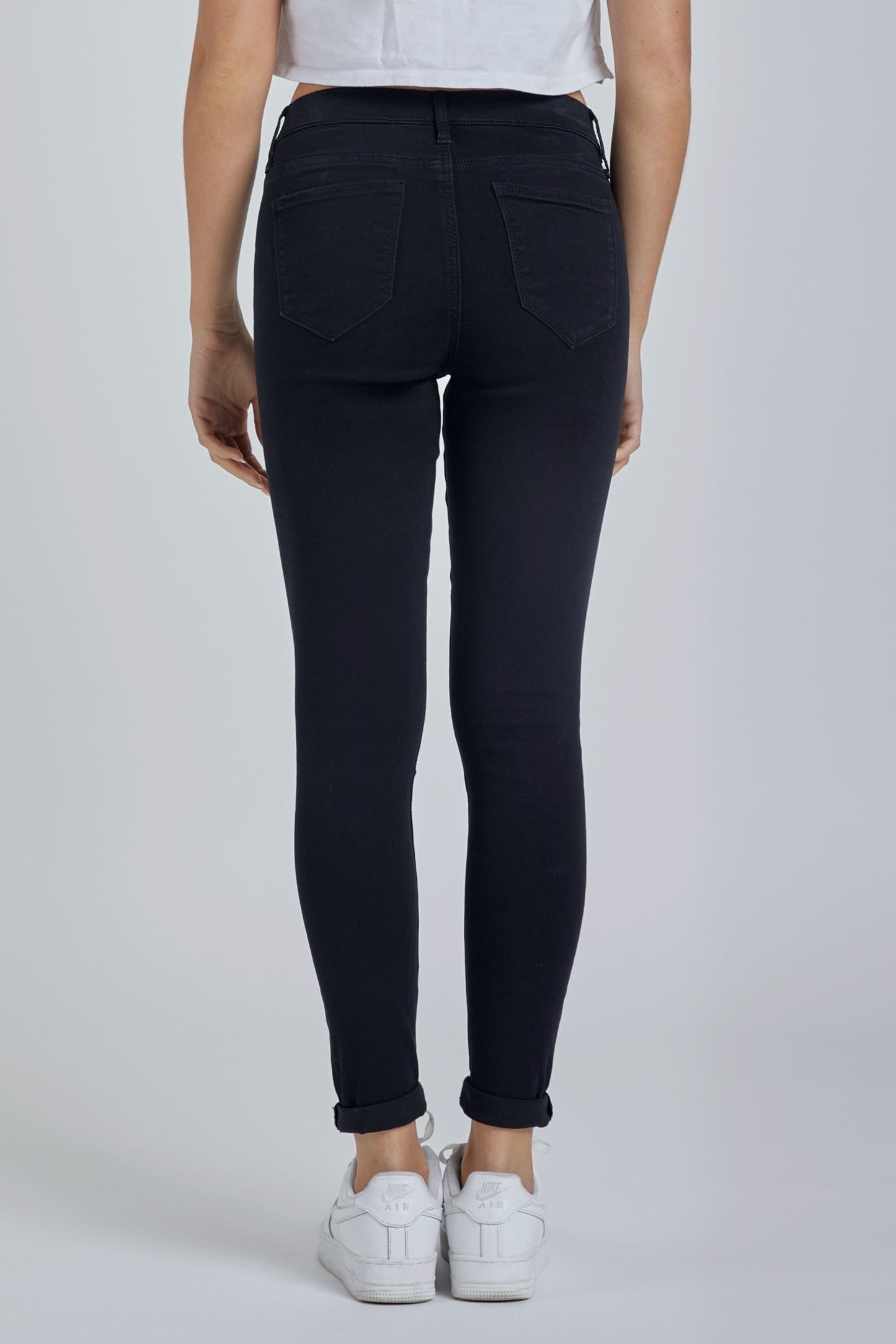 AB76535BLK Pull-On Skinnies