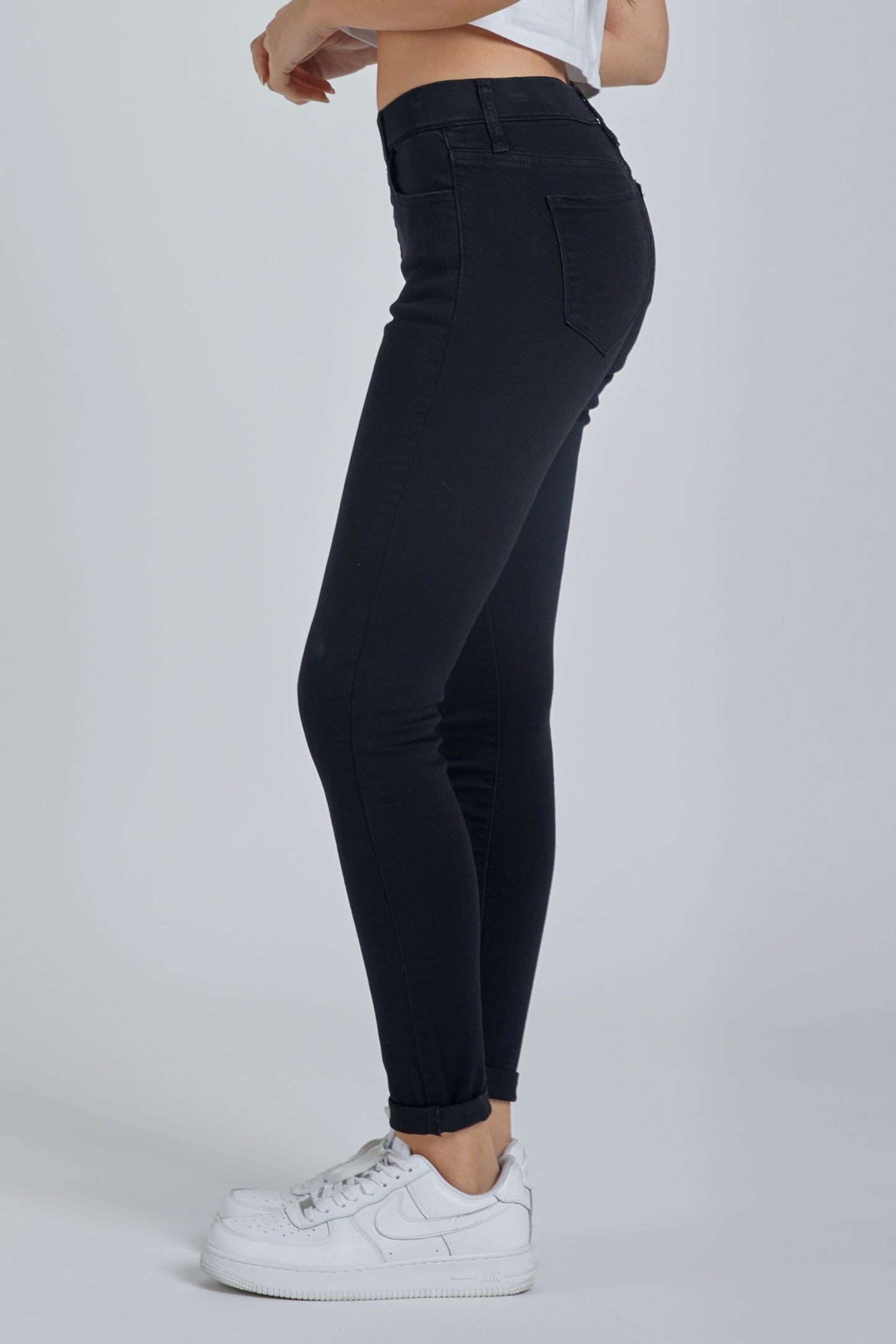 AB76535BLK Pull-On Skinnies