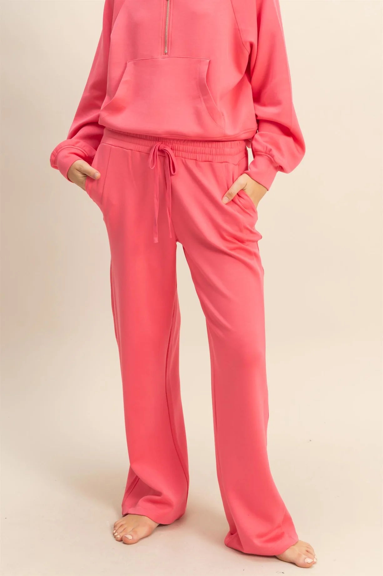 DZ25C899 Wide Leg Drawstring Sweatpants