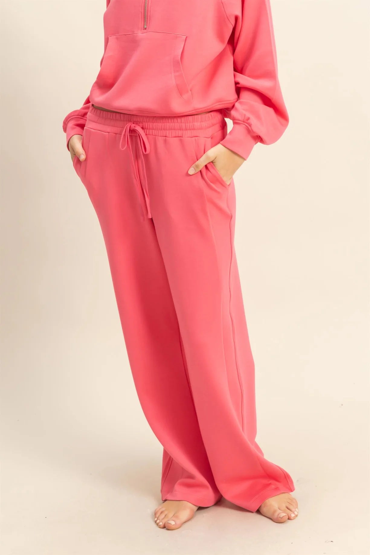 DZ25C899 Wide Leg Drawstring Sweatpants