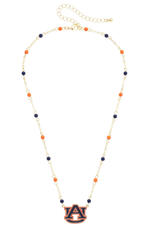 Auburn Tigers Logo Layering Necklace