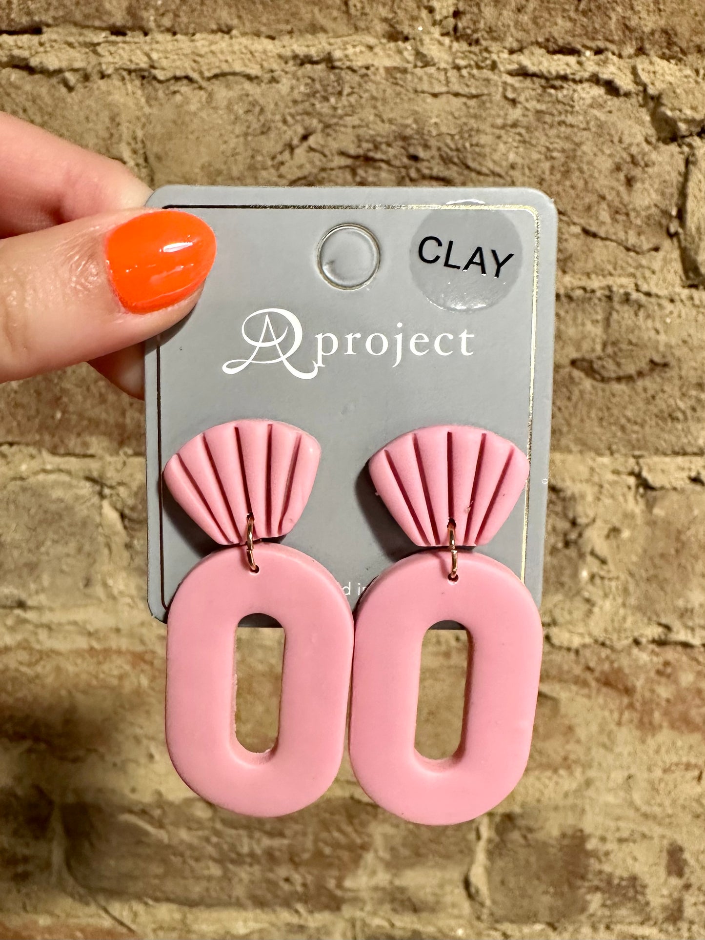 90907 Colored Clay Earrings