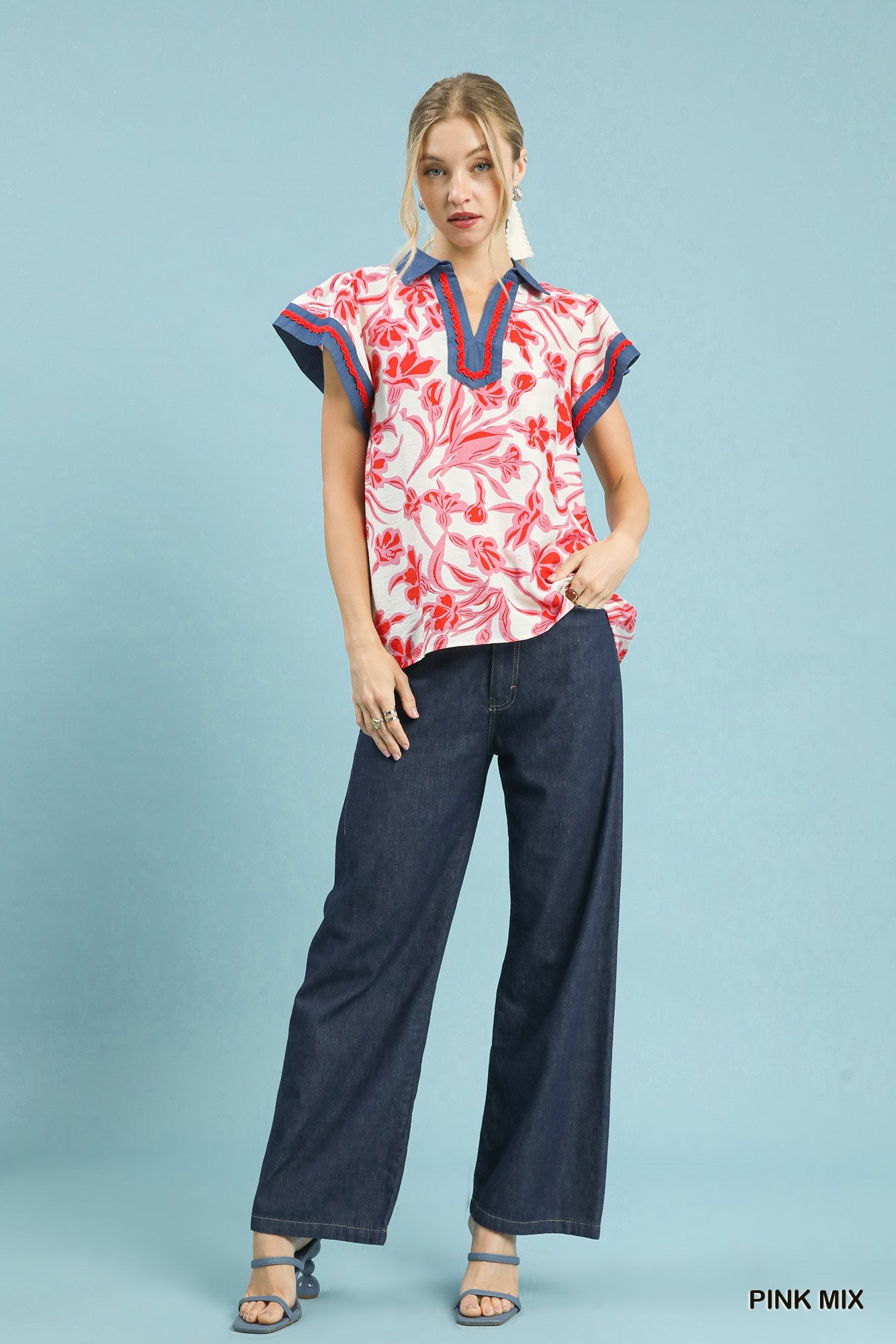 C5892 Floral Top