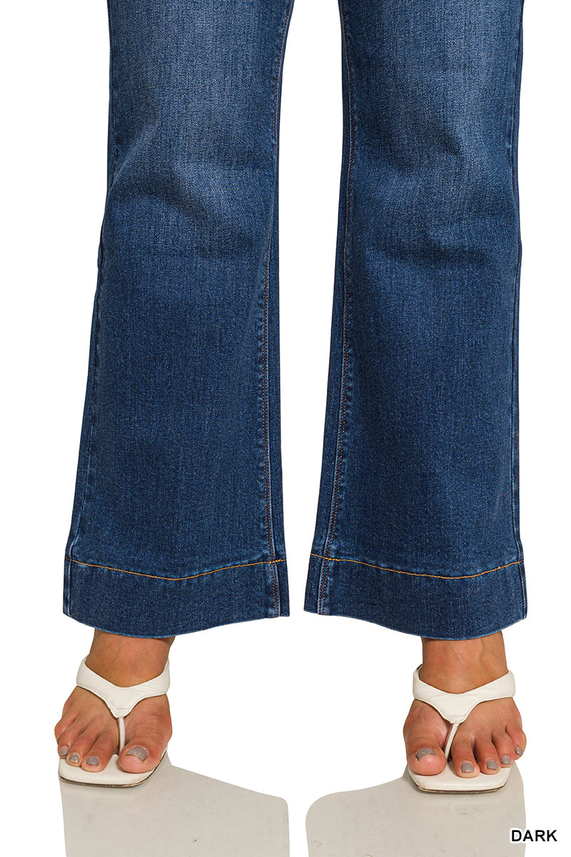 DCP-9554DDX Curvy Tummy Control Flare Jeans