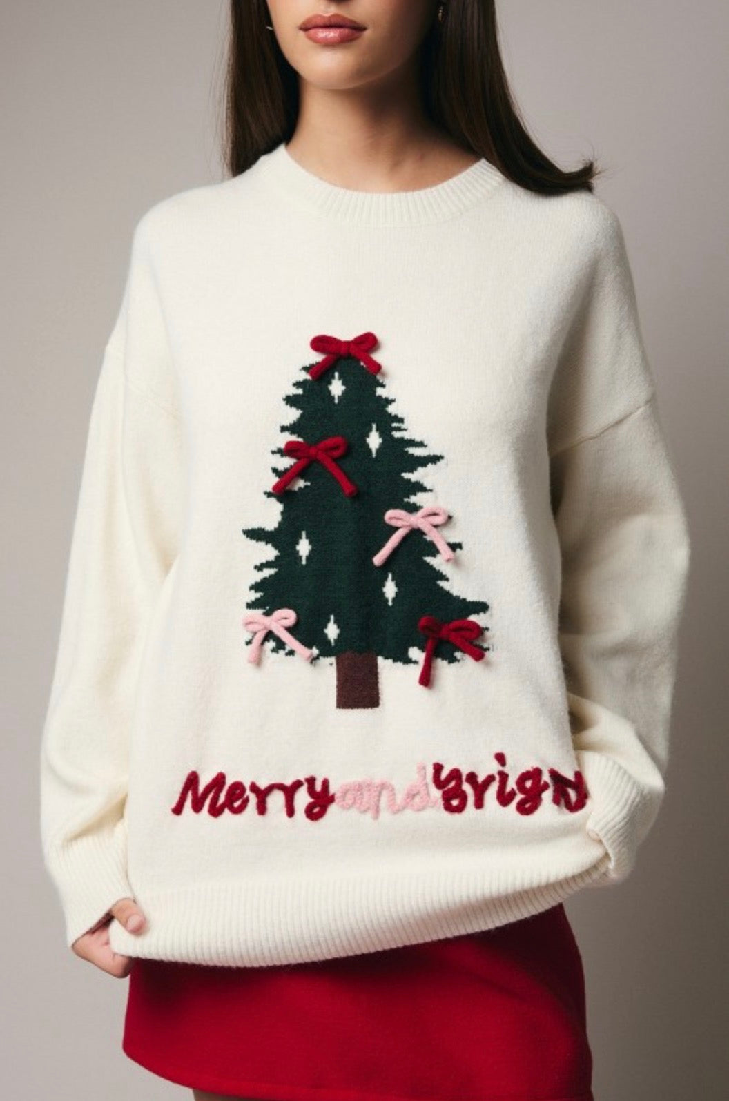 MWT20210-2 Christmas Tree Sweater
