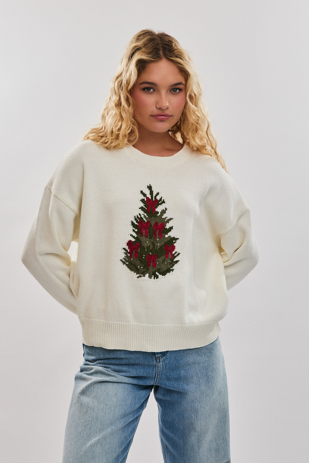 IWT6001-2 Christmas Tree Sweater