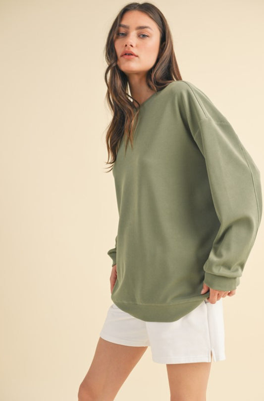 WL24-9219 Ribbed Pullover