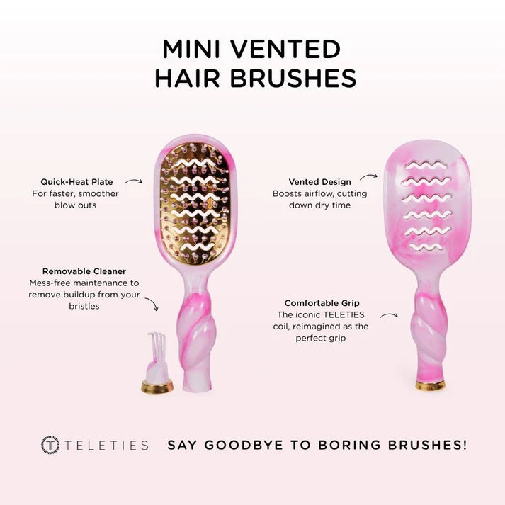 TELETIES Mini Vented Hair Brush