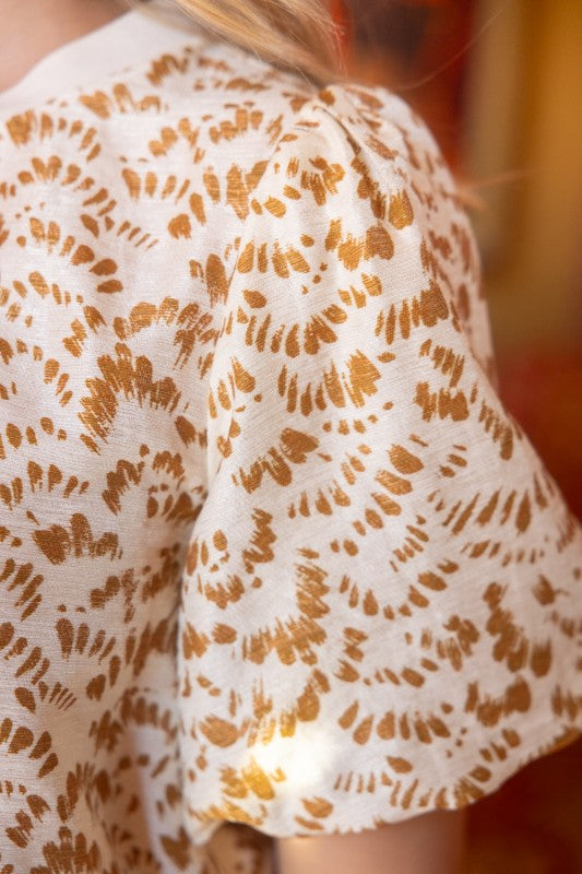 36451 Animal Print Top