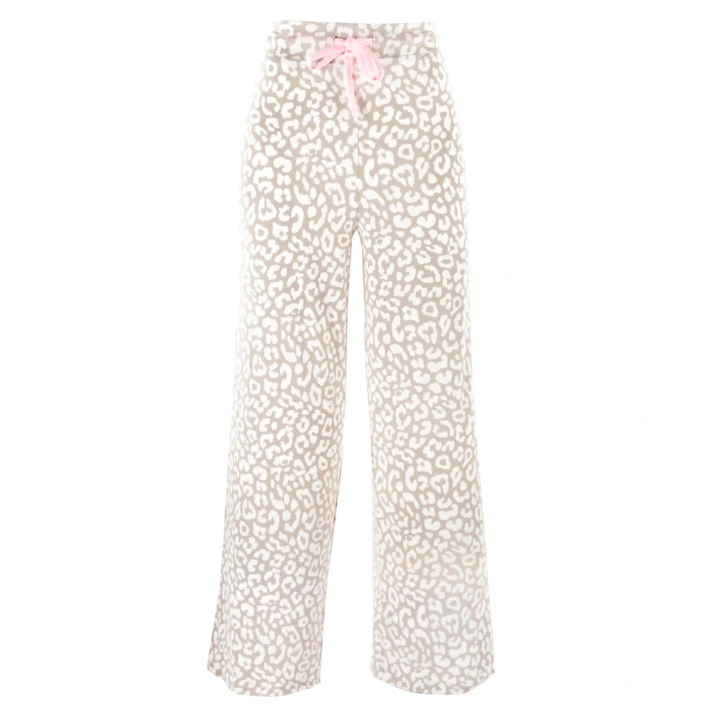 Taupe Leopard Pajama Pants