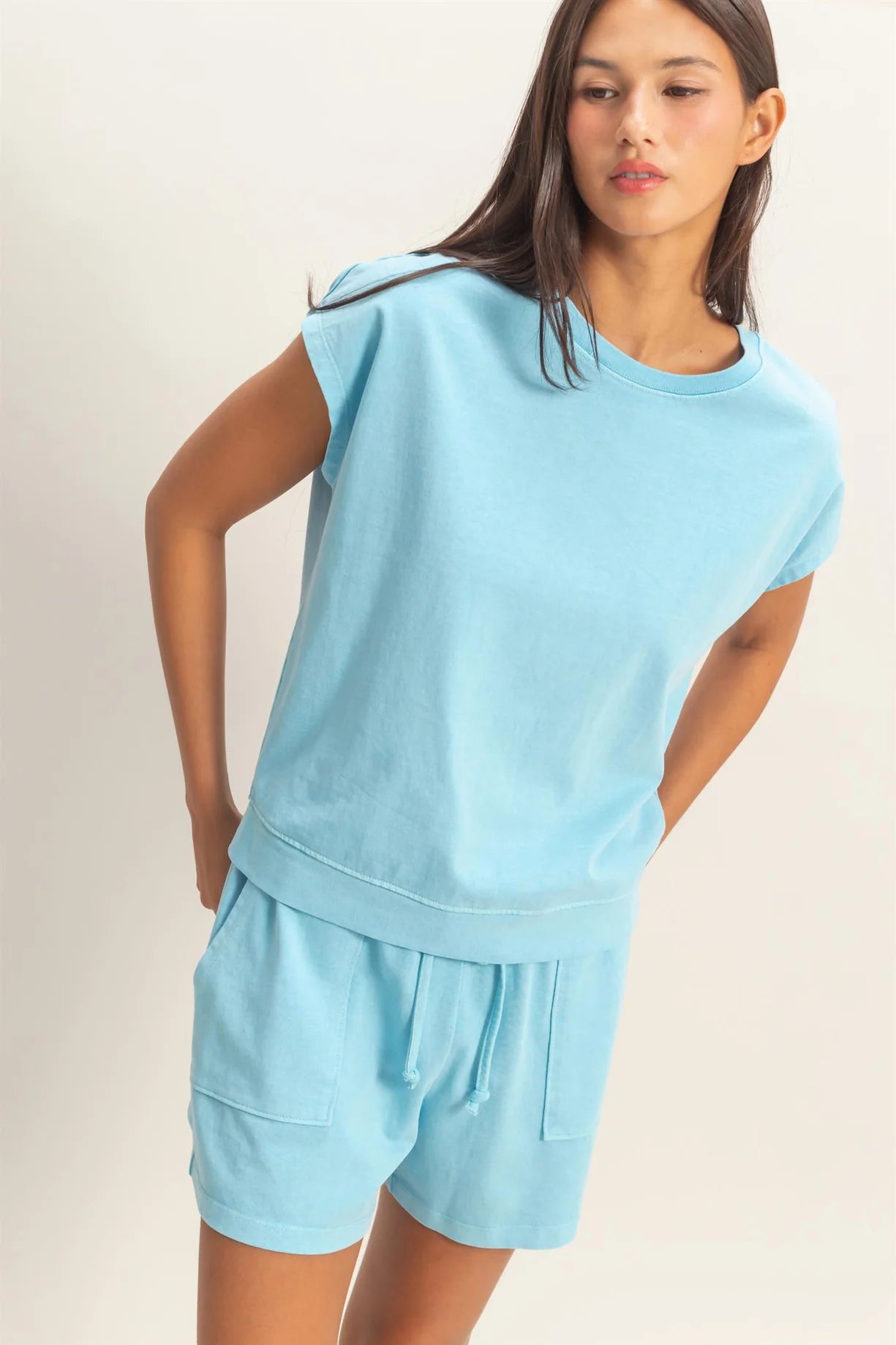 DZ26A028-SET Solid Shorts Set