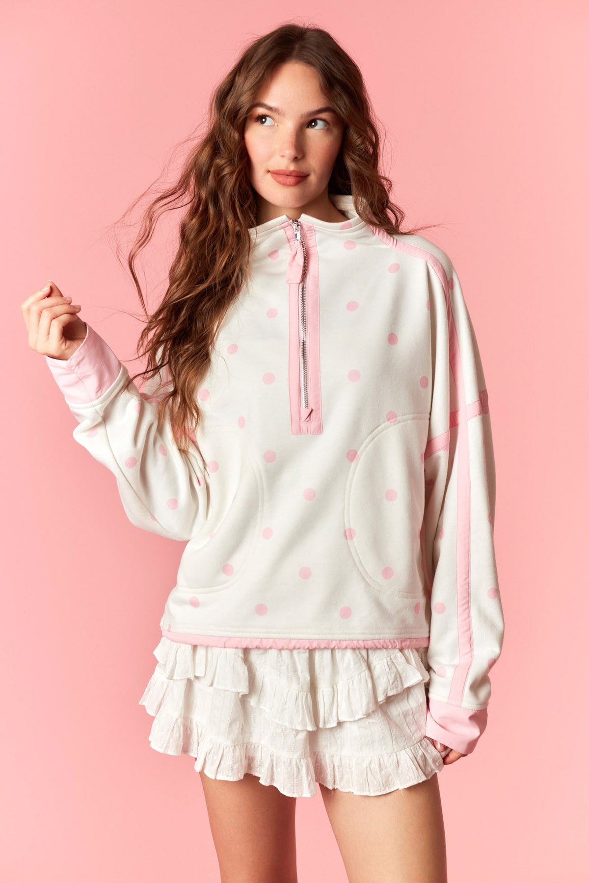 IKT300788-01 Polka Dot Pullover