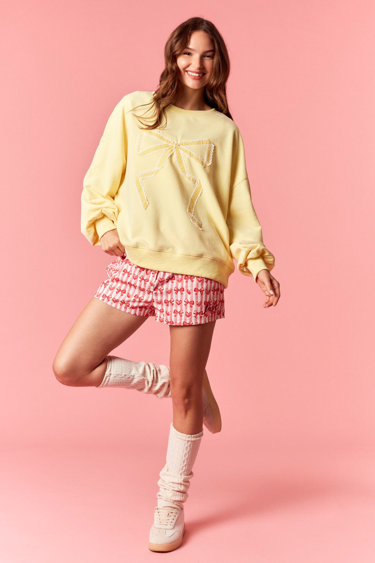 IKT300394-03 Bow Detail Sweatshirt