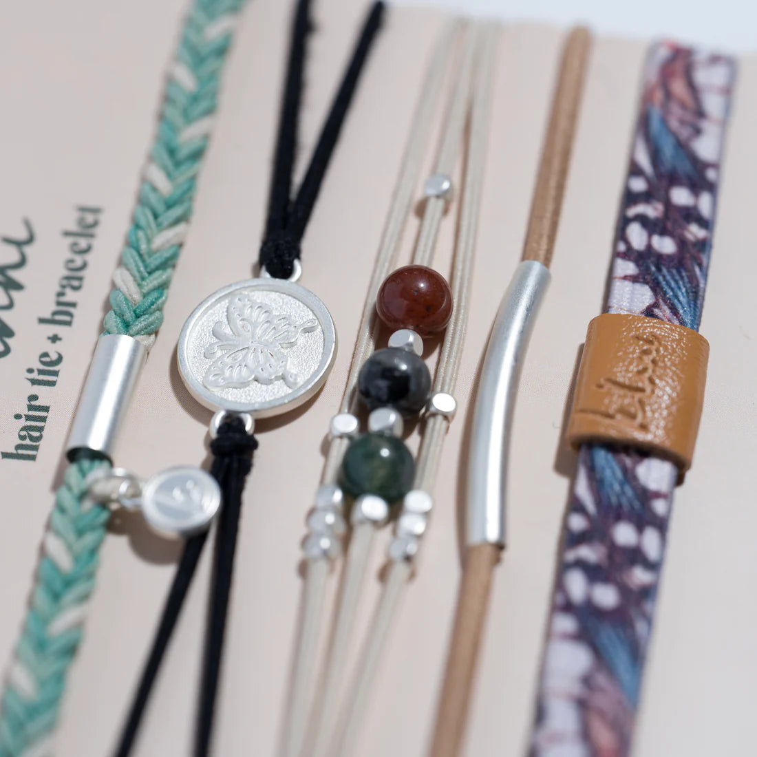 Flourish Hair Tie + Bracelet Set