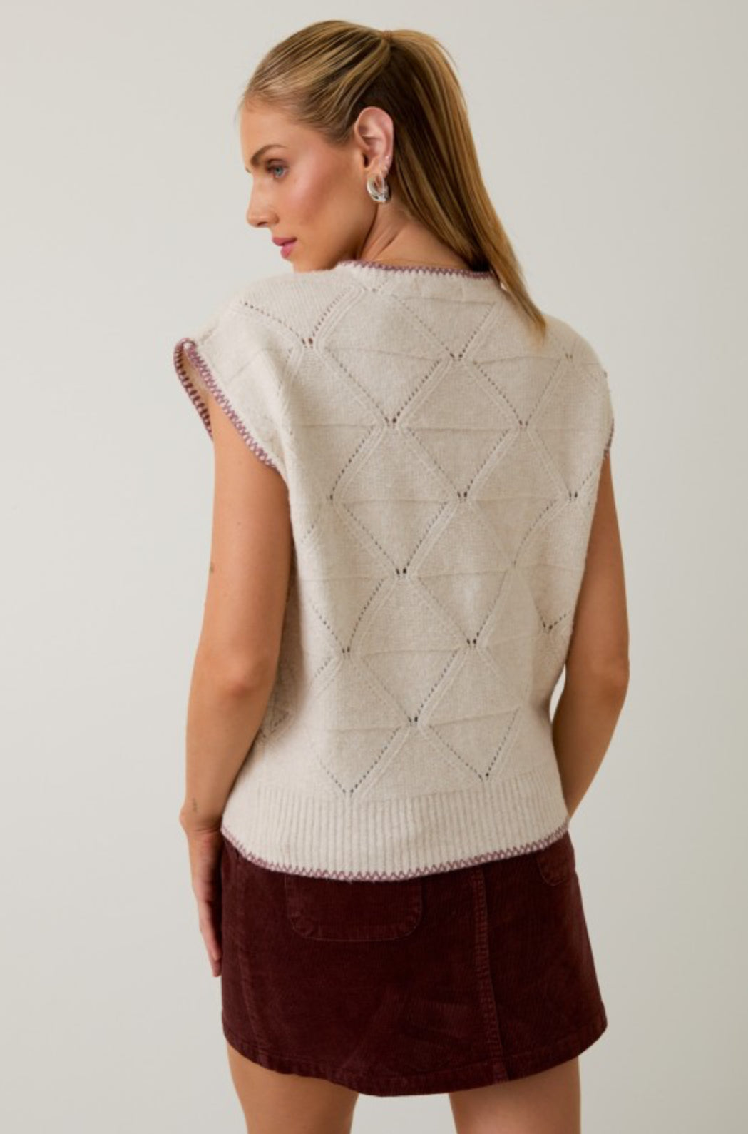 MWT20006 High Neck Sweater Top