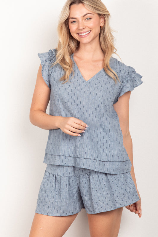 NT11539 Solid Cotton Woven Set