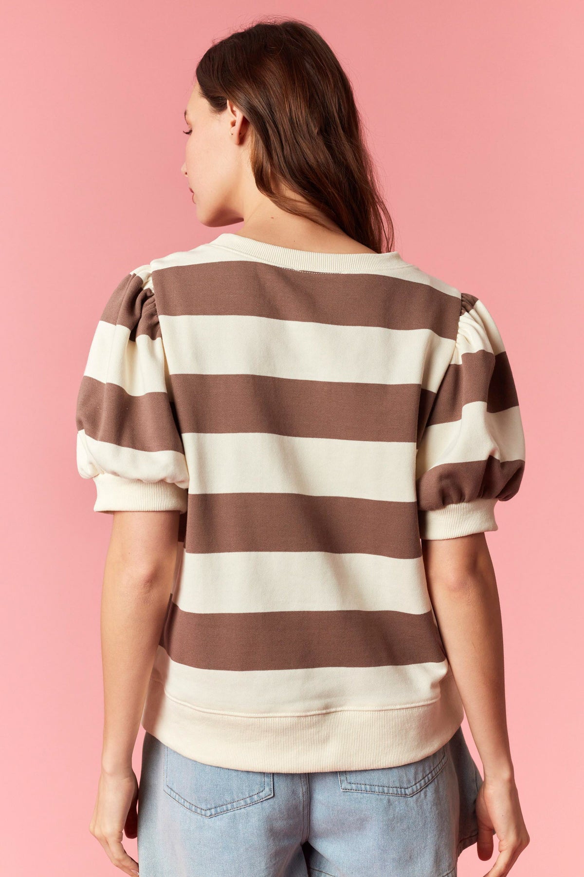 IKT200964-01 Wide Stripe Top