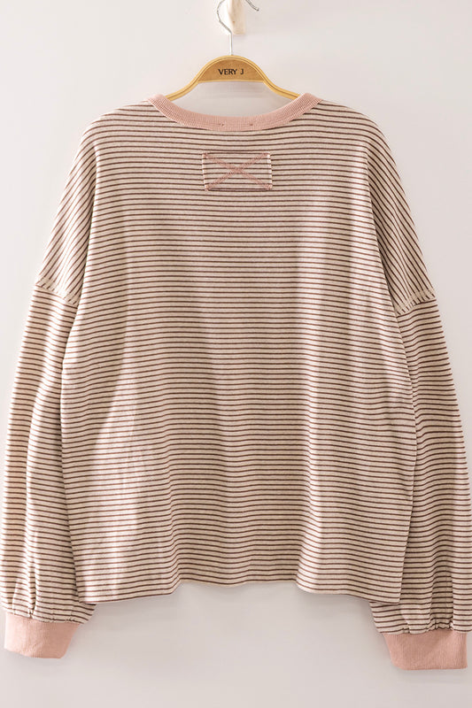 NT12819 Striped Top