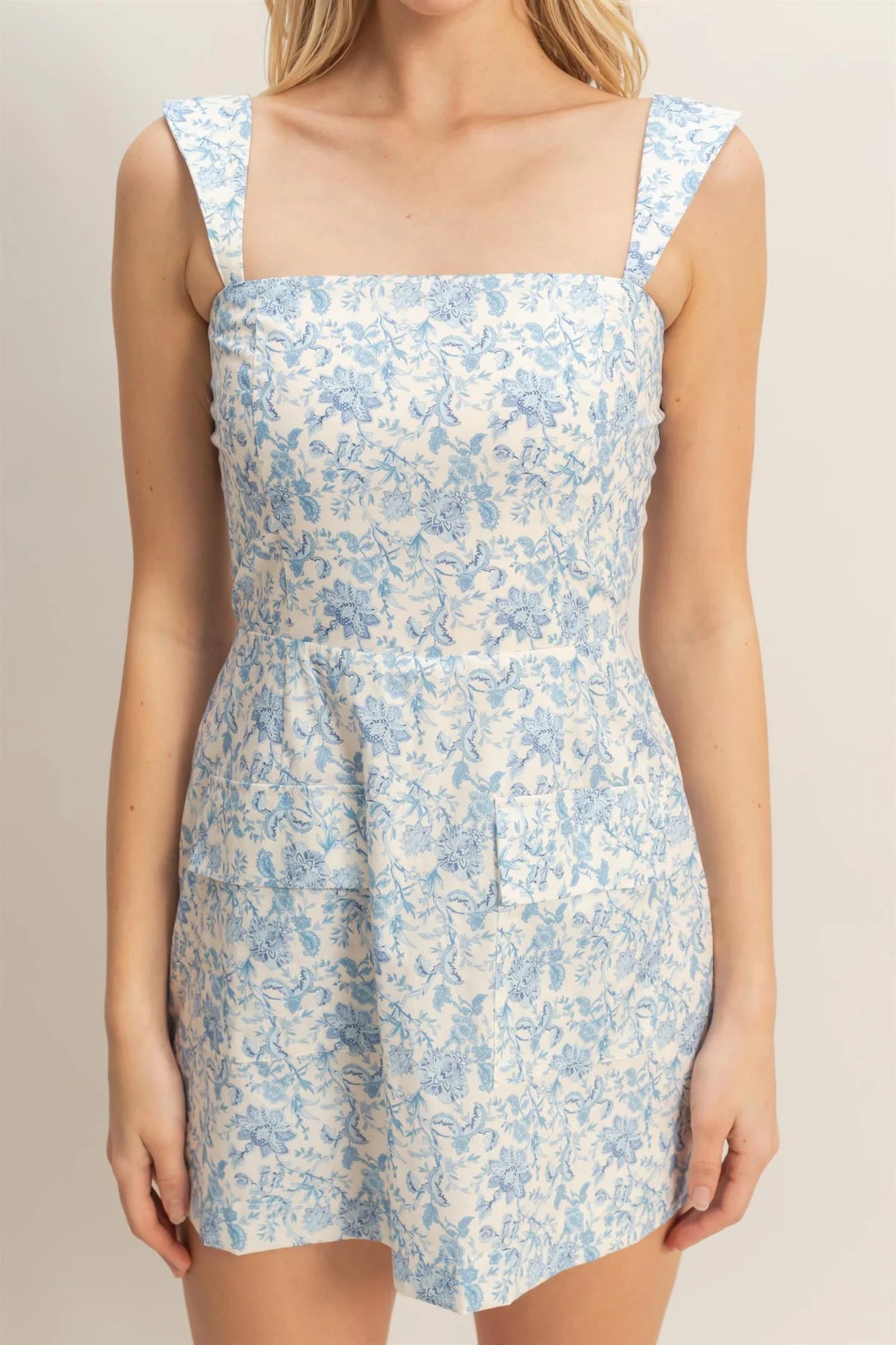 HF26C516-D Floral Mini Dress